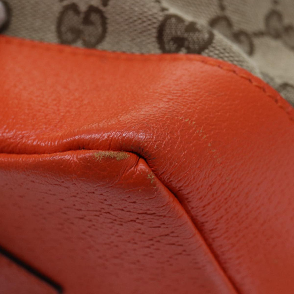 GUCCI THE NORTH FACE GG Backpack Beige Orange 650288 GY5TN 8893 83811
