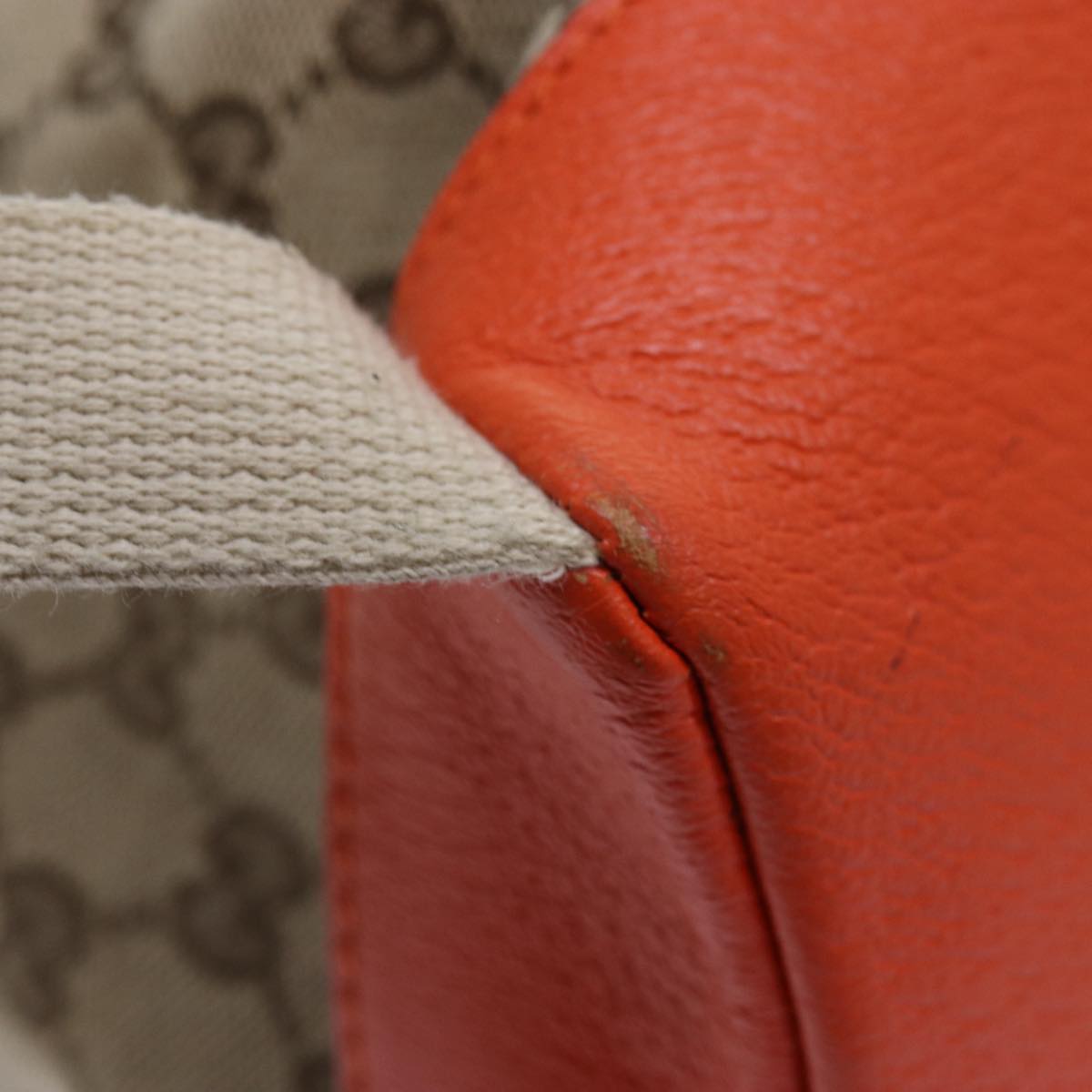 GUCCI THE NORTH FACE GG Backpack Beige Orange 650288 GY5TN 8893 83811