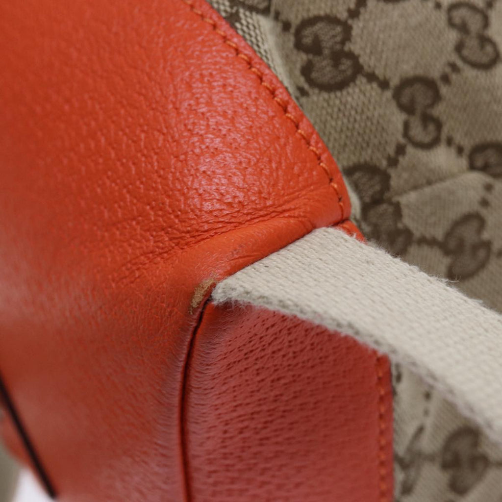 GUCCI THE NORTH FACE GG Backpack Beige Orange 650288 GY5TN 8893 83811