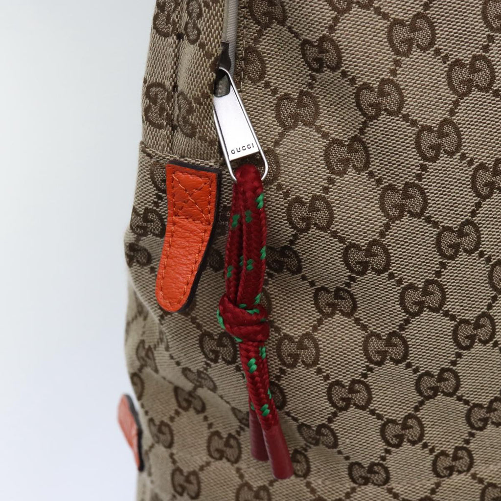 GUCCI THE NORTH FACE GG Backpack Beige Orange 650288 GY5TN 8893 83811