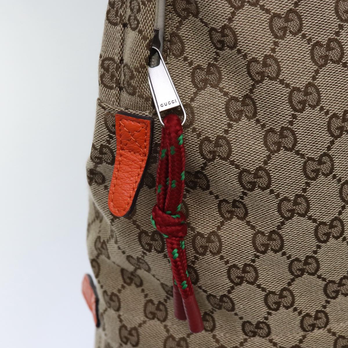 GUCCI THE NORTH FACE GG Backpack Beige Orange 650288 GY5TN 8893 83811