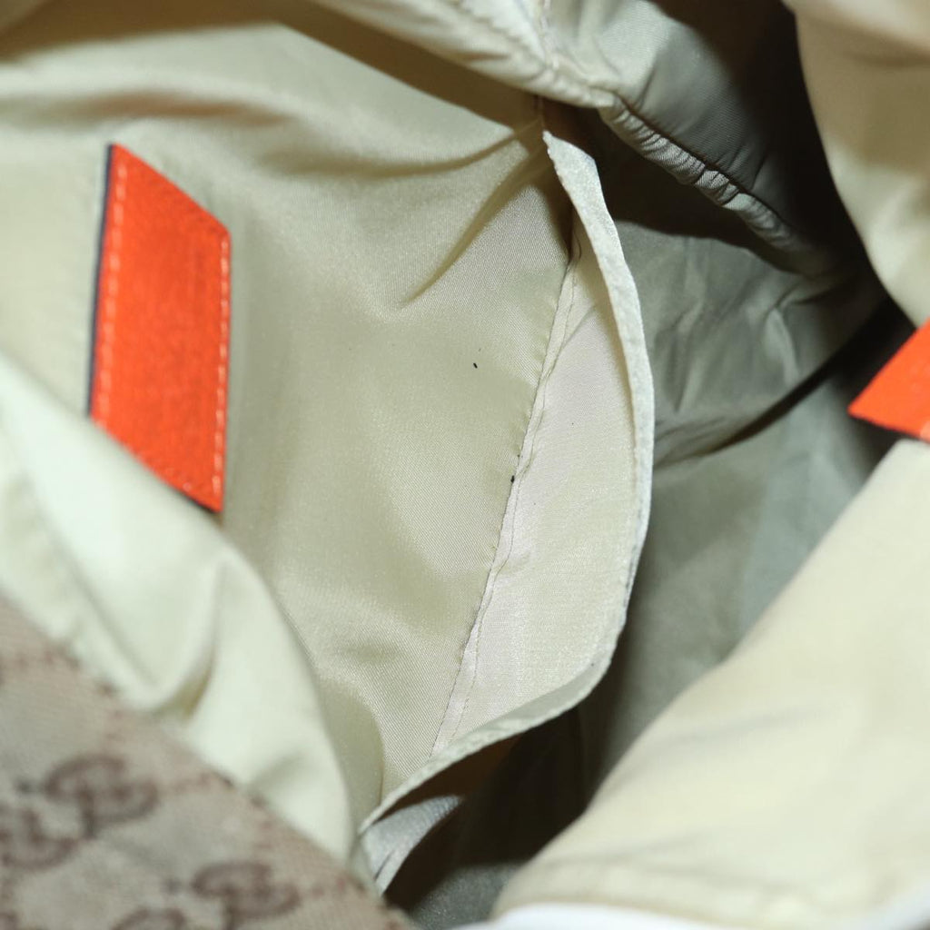 GUCCI THE NORTH FACE GG Backpack Beige Orange 650288 GY5TN 8893 83811
