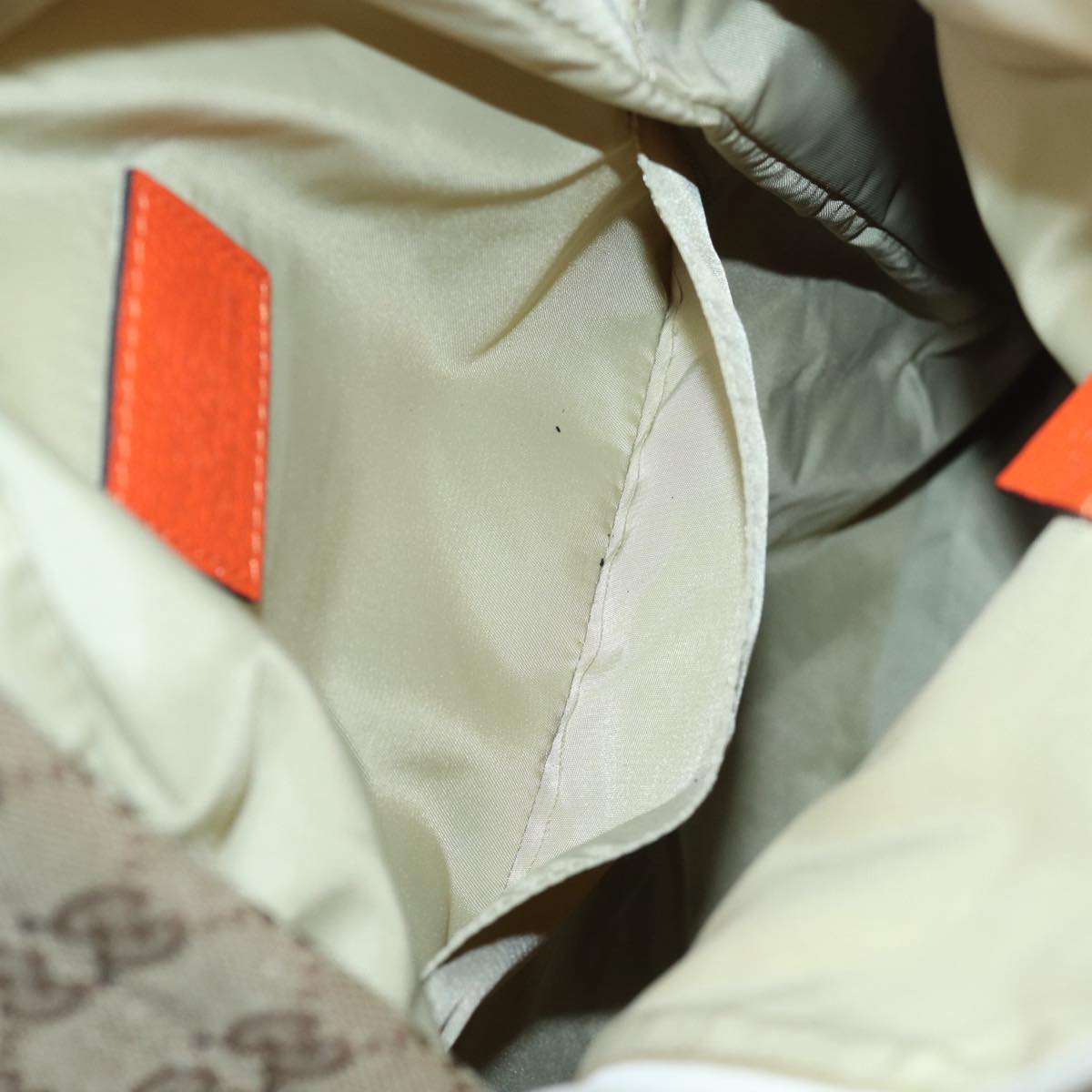 GUCCI THE NORTH FACE GG Backpack Beige Orange 650288 GY5TN 8893 83811