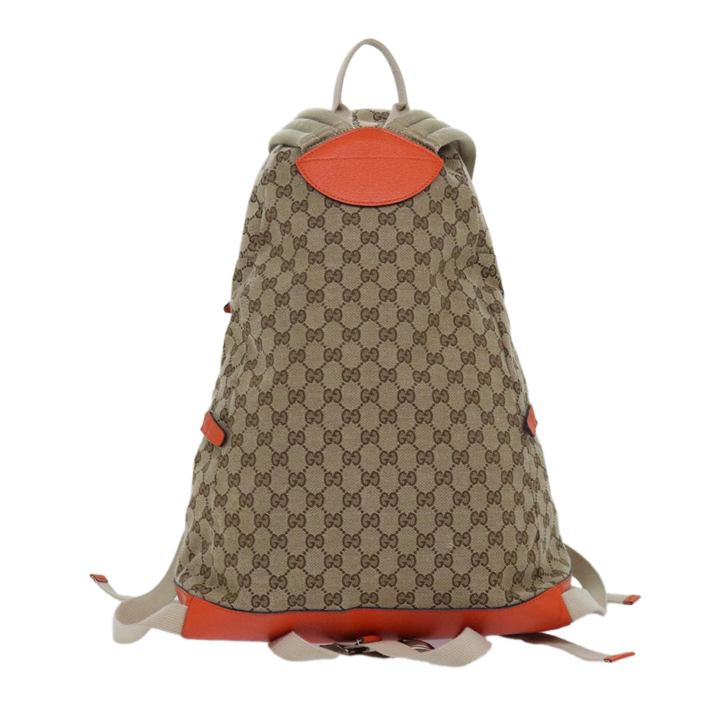 GUCCI THE NORTH FACE GG Backpack Beige Orange 650288 GY5TN 8893 83811