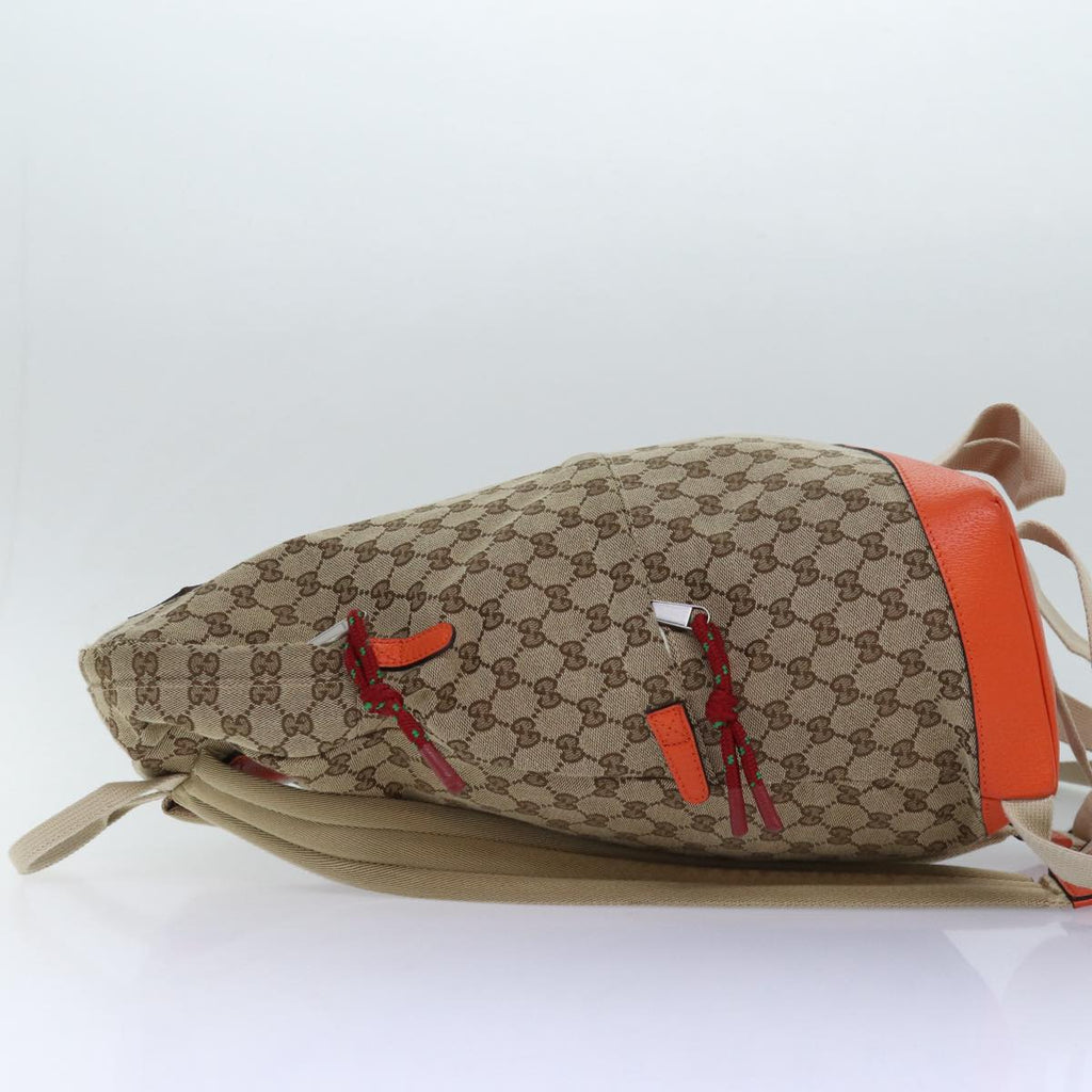 GUCCI THE NORTH FACE GG Backpack Beige Orange 650288 GY5TN 8893 83811
