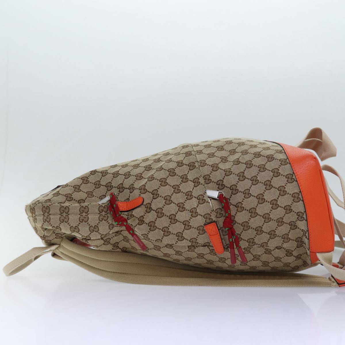 GUCCI THE NORTH FACE GG Backpack Beige Orange 650288 GY5TN 8893 83811