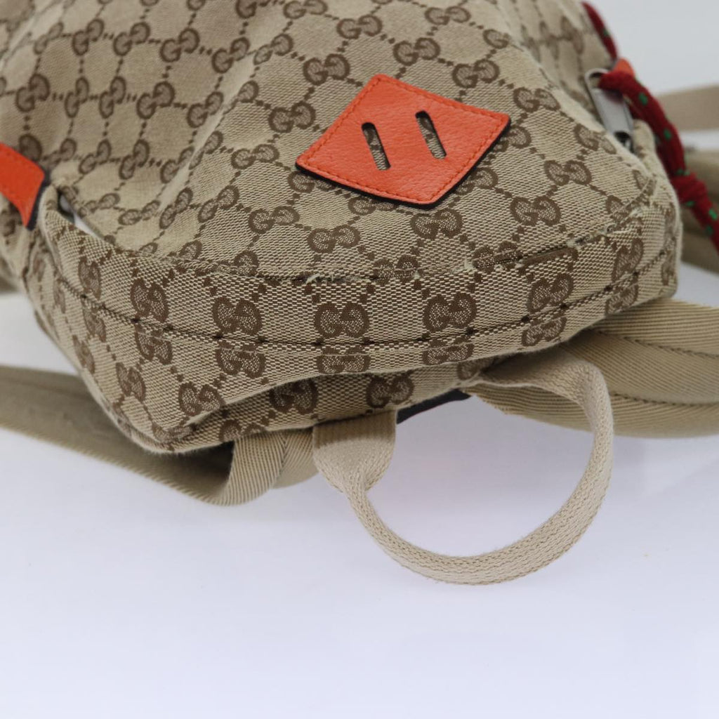 GUCCI THE NORTH FACE GG Backpack Beige Orange 650288 GY5TN 8893 83811