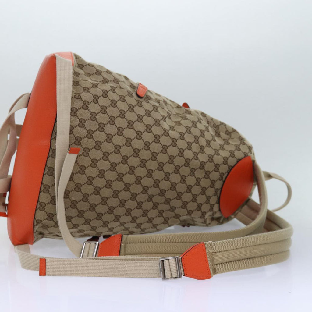 GUCCI THE NORTH FACE GG Backpack Beige Orange 650288 GY5TN 8893 83811
