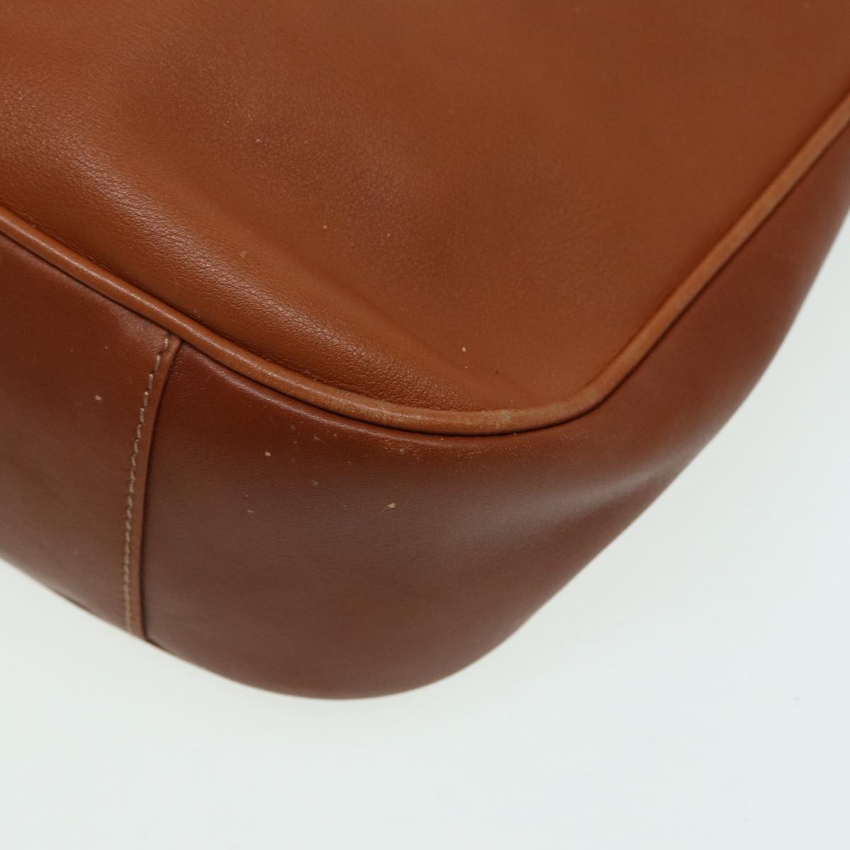 GUCCI Bamboo Shoulder Bag Leather 2way Brown 001 3754 1577 83812