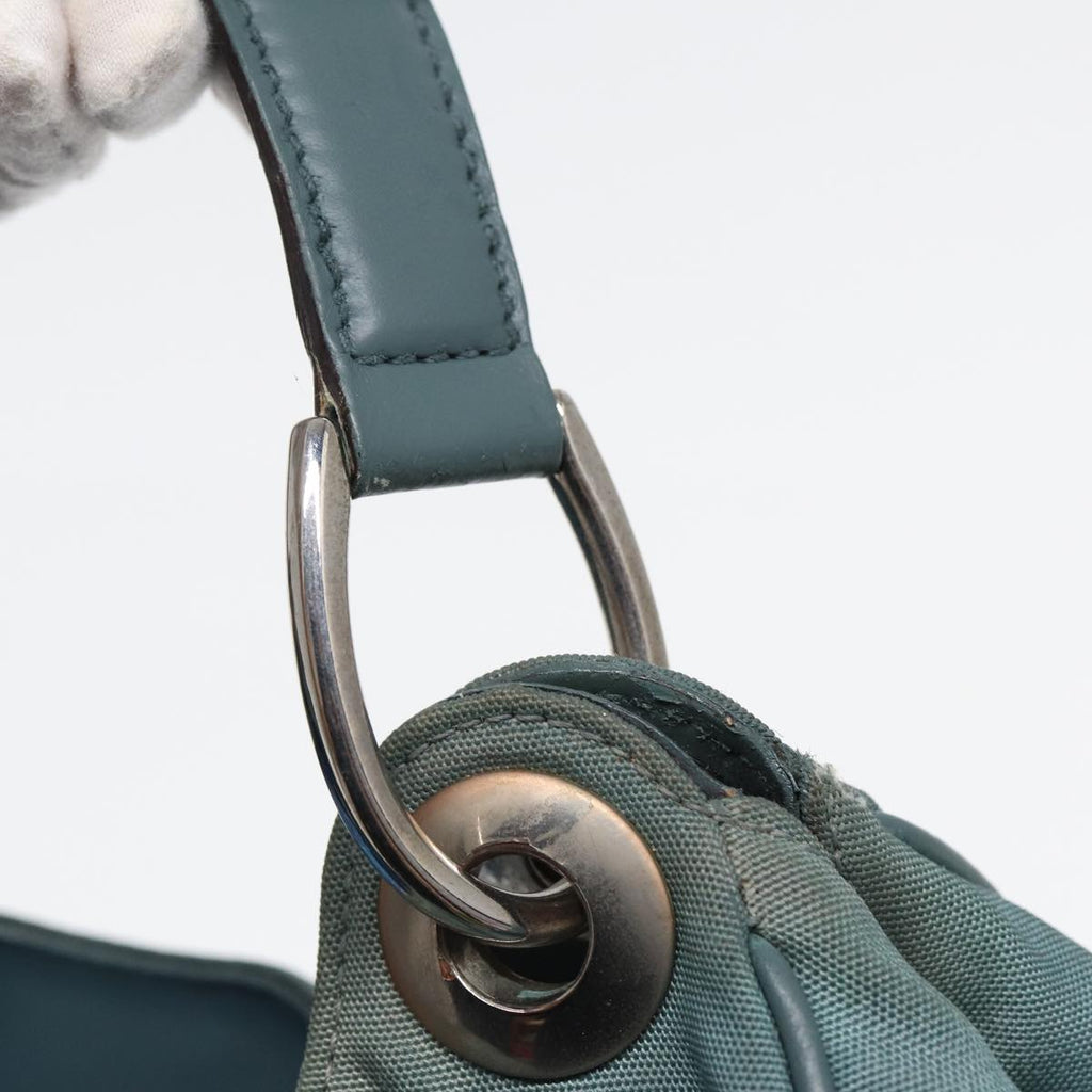 GUCCI Shoulder Bag Nylon Outlet Light Blue 244342 83813