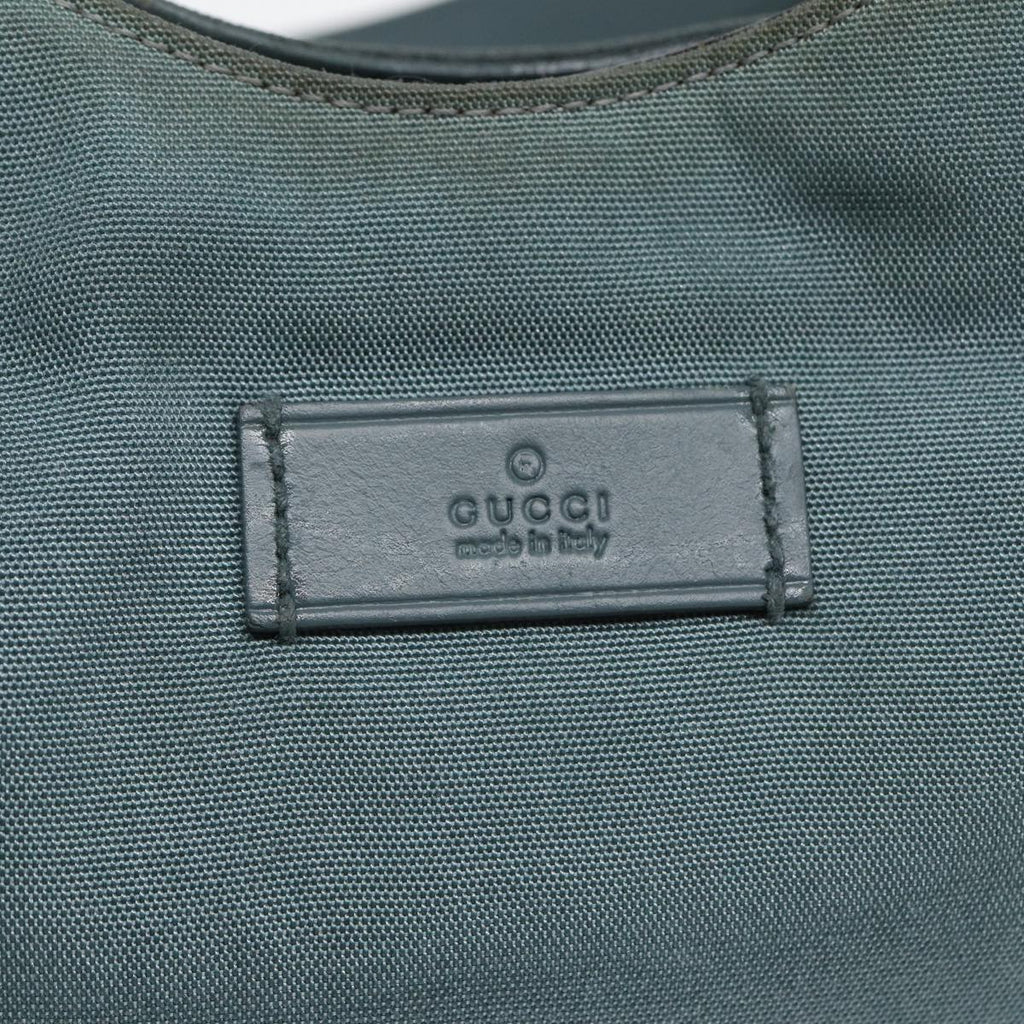 GUCCI Shoulder Bag Nylon Outlet Light Blue 244342 83813
