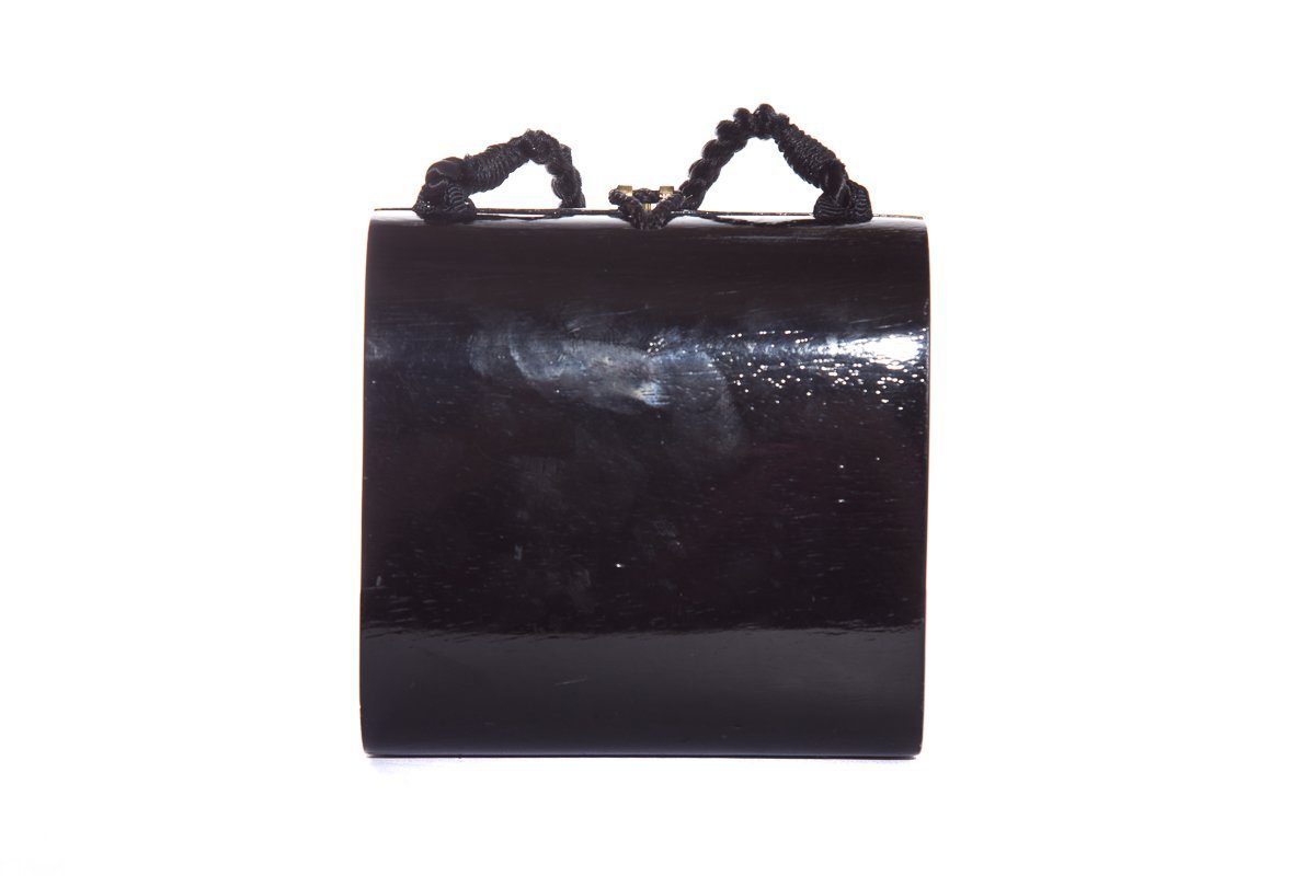 Timmy Woods Handmade Black & Gold Shoulder Bag