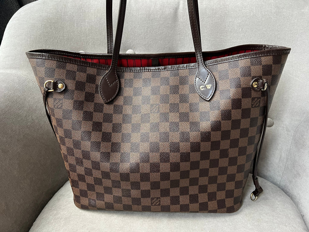 Louis Vuitton Neverfull MM Damier Ebene Cherry Interior (RRP £1,410)