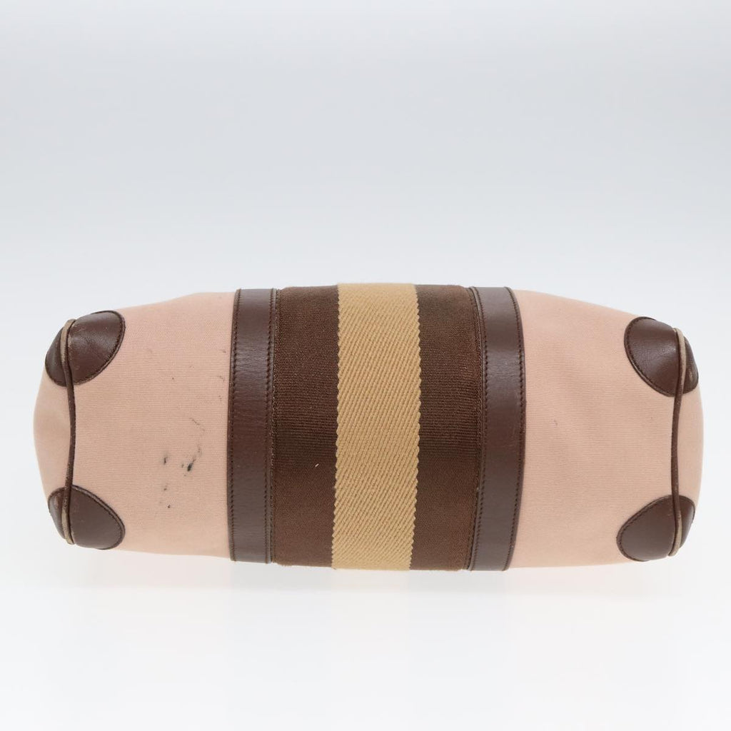 GUCCI Hand Bag Canvas Pink Brown 000 0851 001553 83923