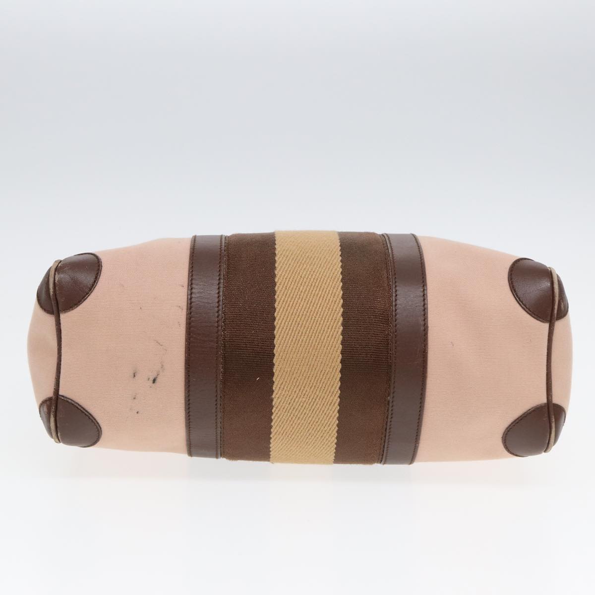 GUCCI Hand Bag Canvas Pink Brown 000 0851 001553 83923