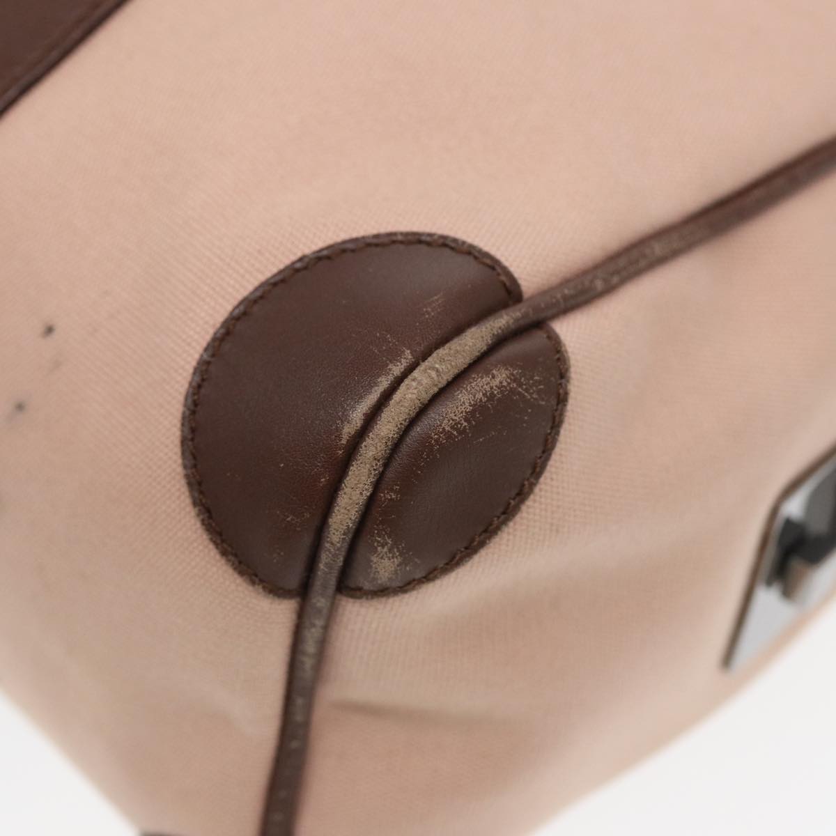 GUCCI Hand Bag Canvas Pink Brown 000 0851 001553 83923