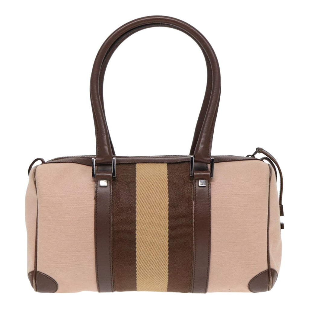 GUCCI Hand Bag Canvas Pink Brown 000 0851 001553 83923