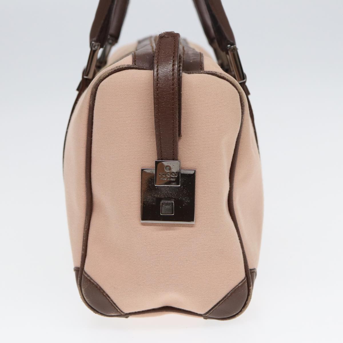GUCCI Hand Bag Canvas Pink Brown 000 0851 001553 83923