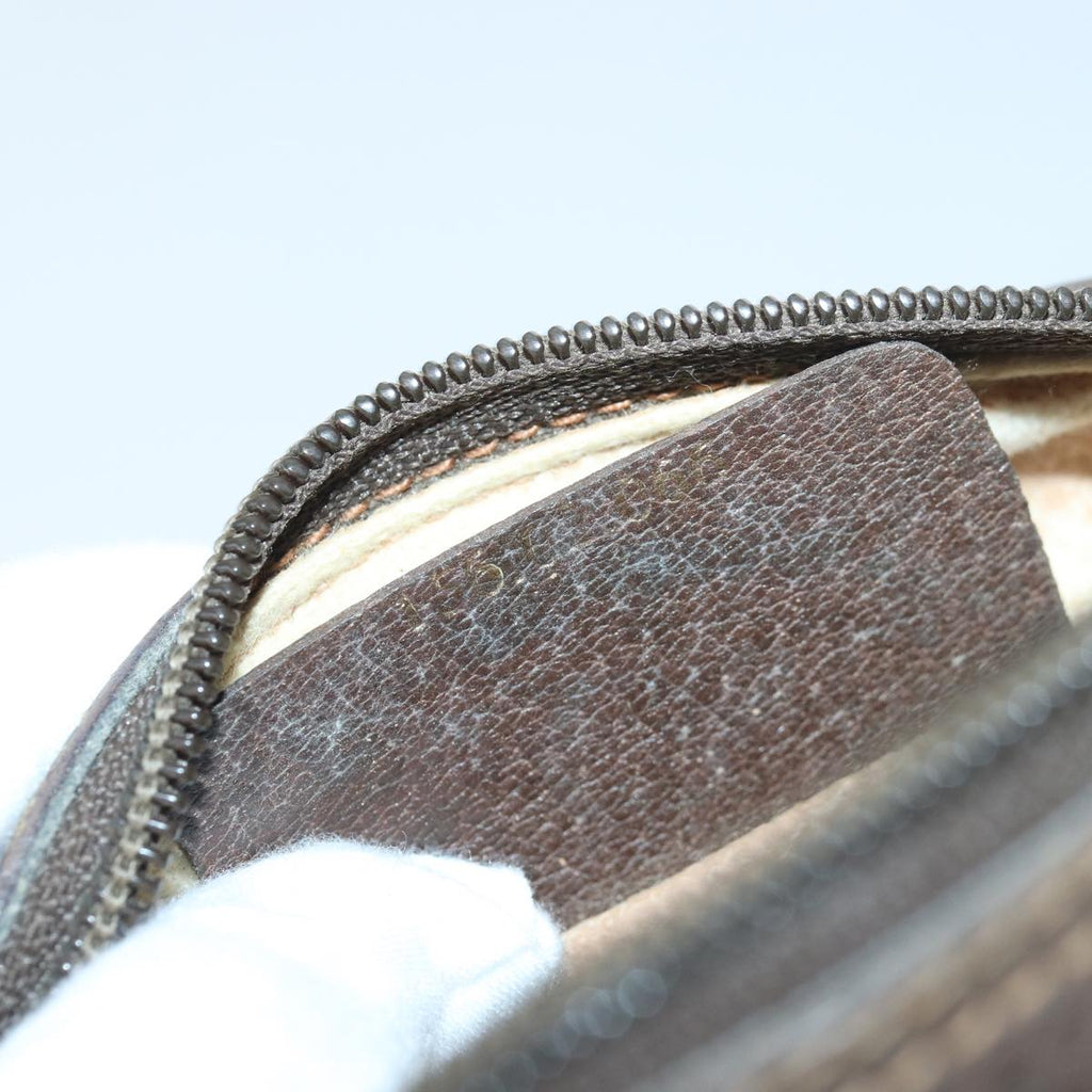 GUCCI GG Supreme Web Sherry Line Shoulder Bag PVC Beige 156 02 066 83926