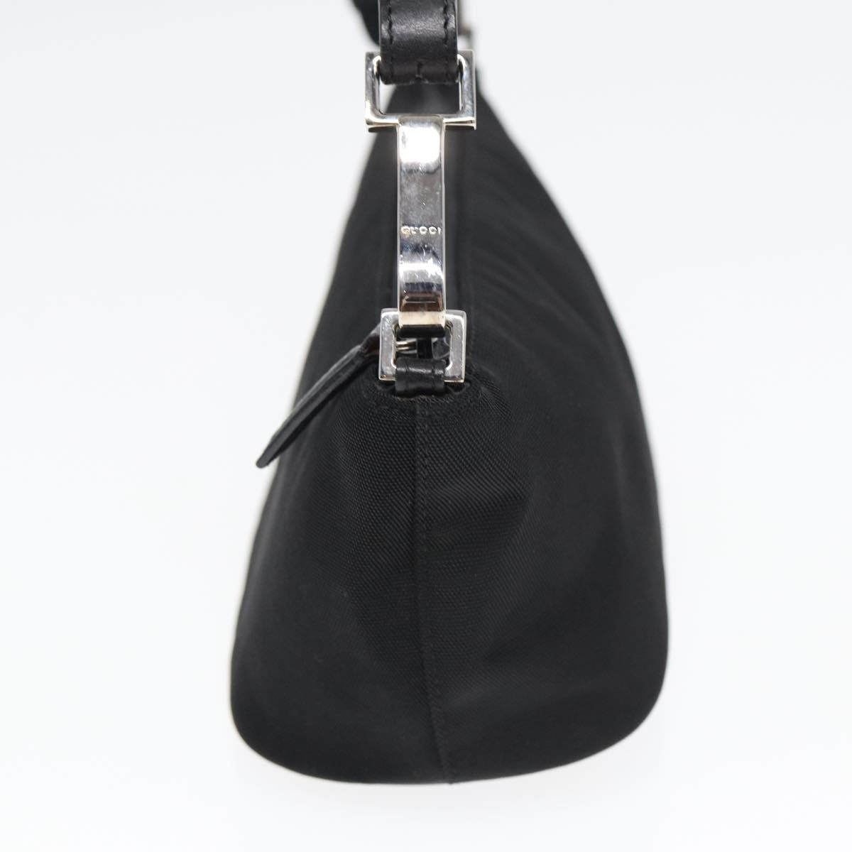 GUCCI Shoulder Bag Nylon Black 83938