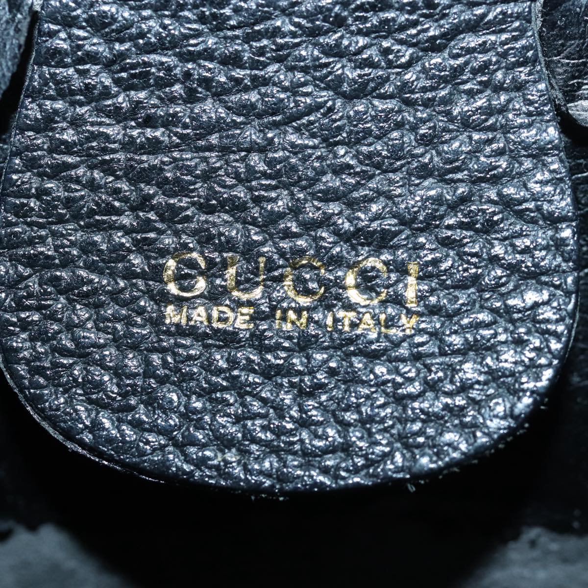 GUCCI Bamboo Hand Bag Suede Black 002 1095 026 83941