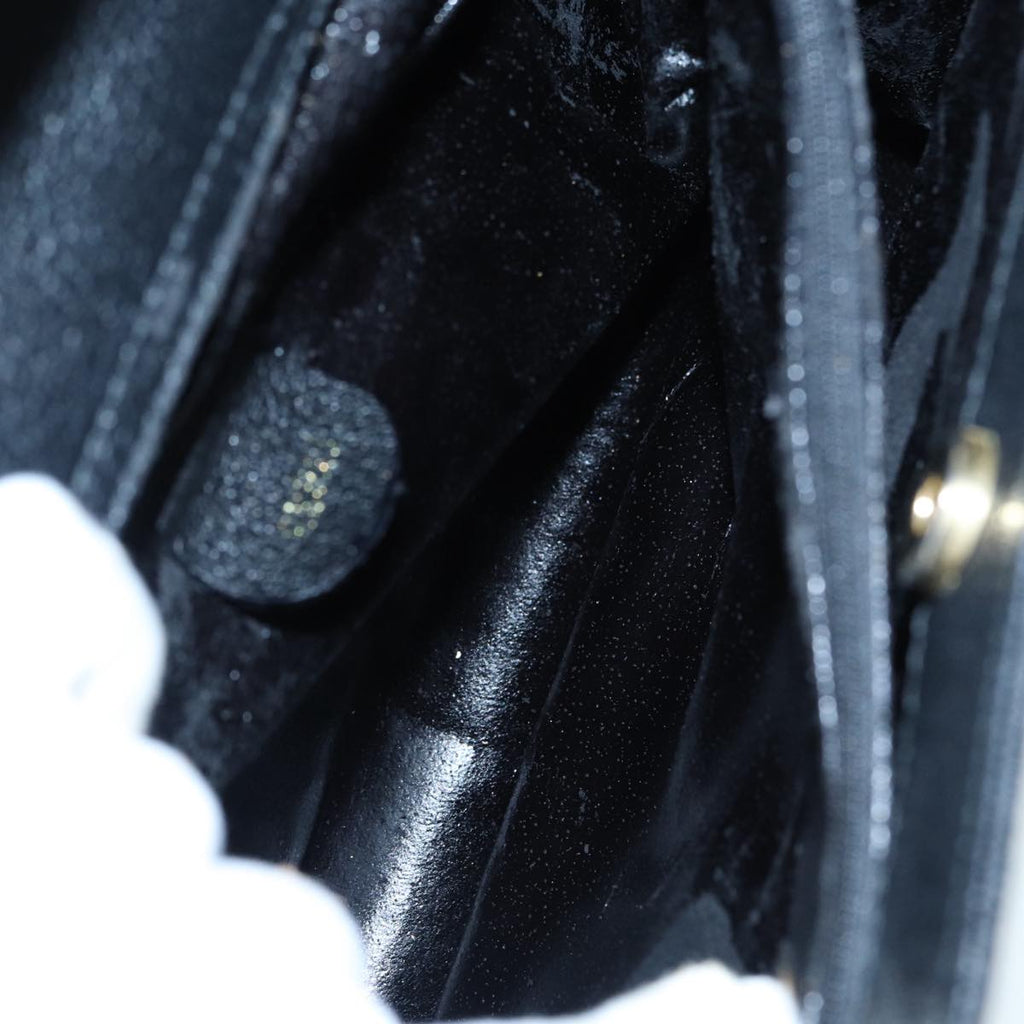 GUCCI Bamboo Hand Bag Suede Leather Black 002 1186 0260 83942