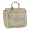 GUCCI Hand Bag Leather White 000 2058 0307 5 83960