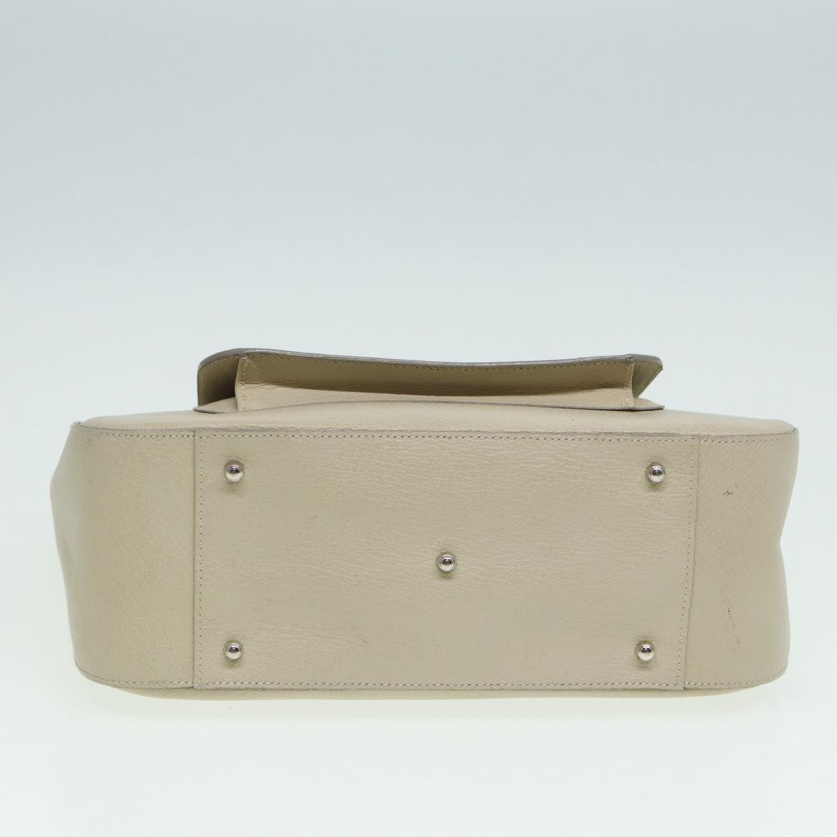 GUCCI Hand Bag Leather White 000 2058 0307 5 83960