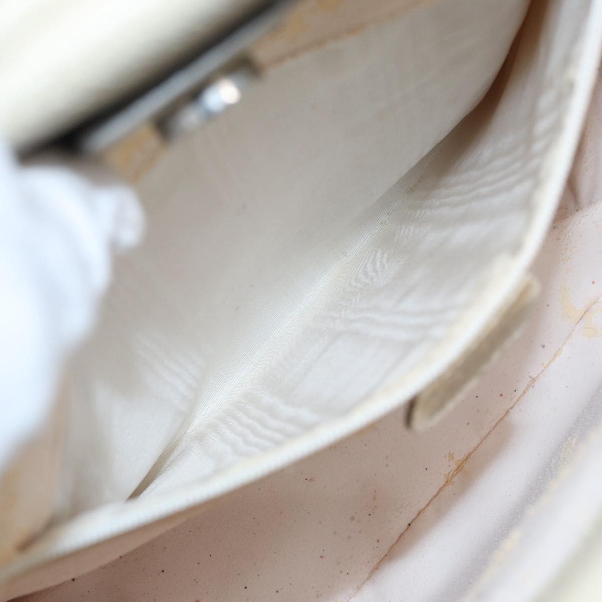 GUCCI Hand Bag Leather White 000 2058 0307 5 83960