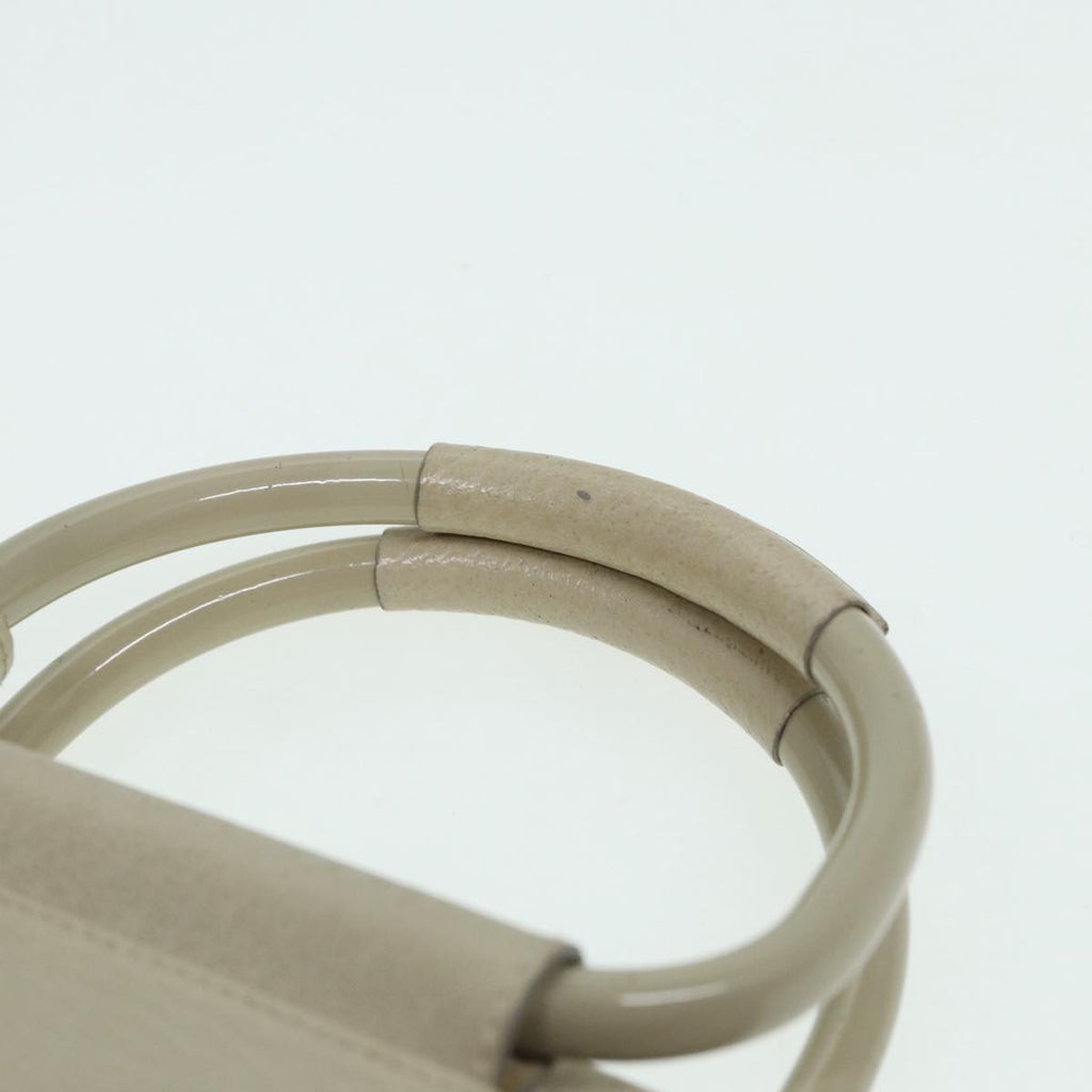 GUCCI Hand Bag Leather White 000 2058 0307 5 83960