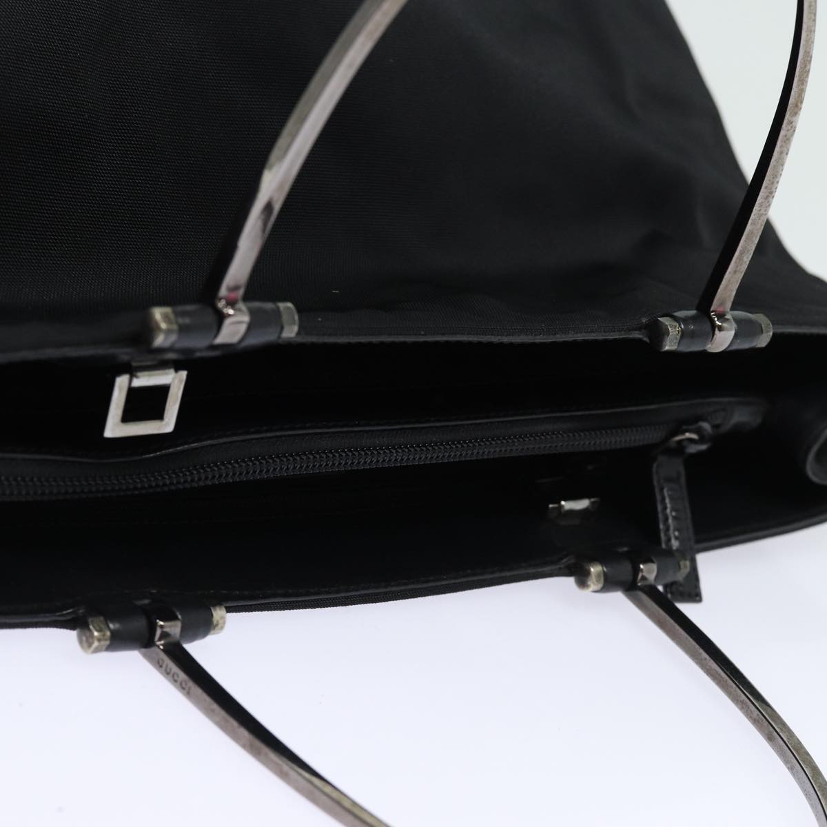 GUCCI Tote Bag Nylon Black 002 1028 83961