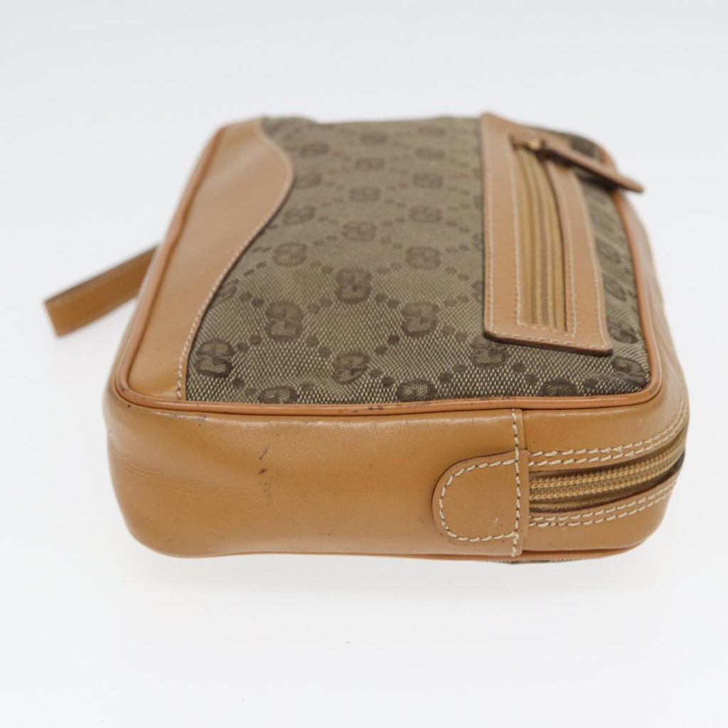 GUCCI GG Canvas Clutch Bag Beige 018 3754 3642 83962
