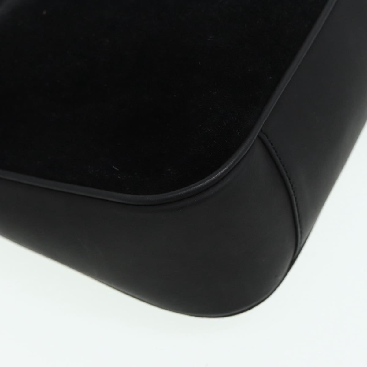 GUCCI Bamboo Hand Bag Suede Black 001 3754 1638 83964