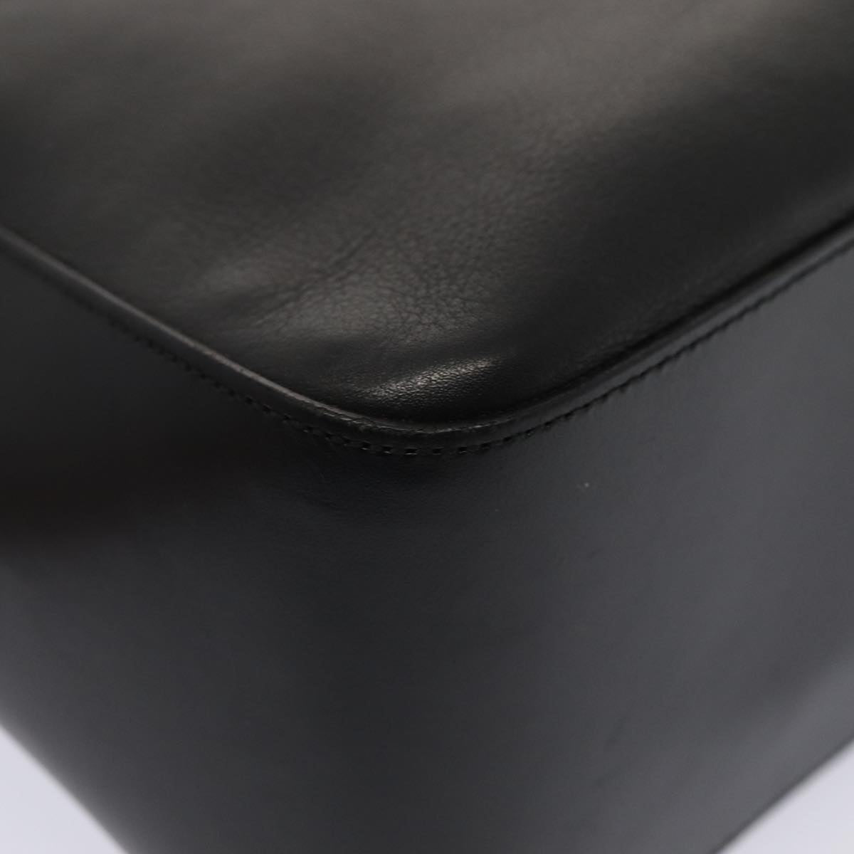GUCCI Shoulder Bag Leather Black Silver 001 3766 3444 83972
