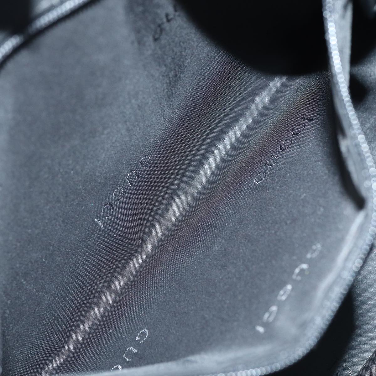 GUCCI Shoulder Bag Leather Black Silver 001 3766 3444 83972