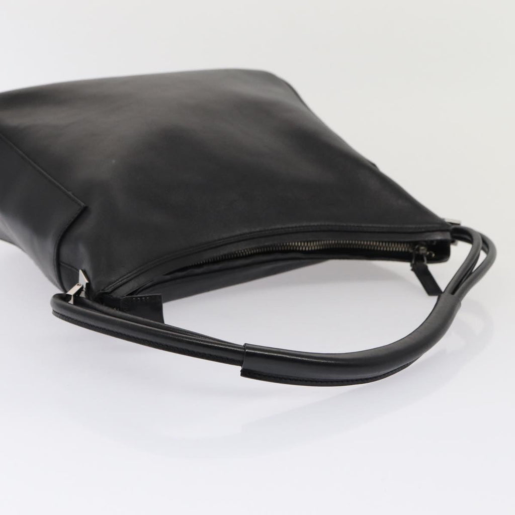 GUCCI Shoulder Bag Leather Black Silver 001 3766 3444 83972