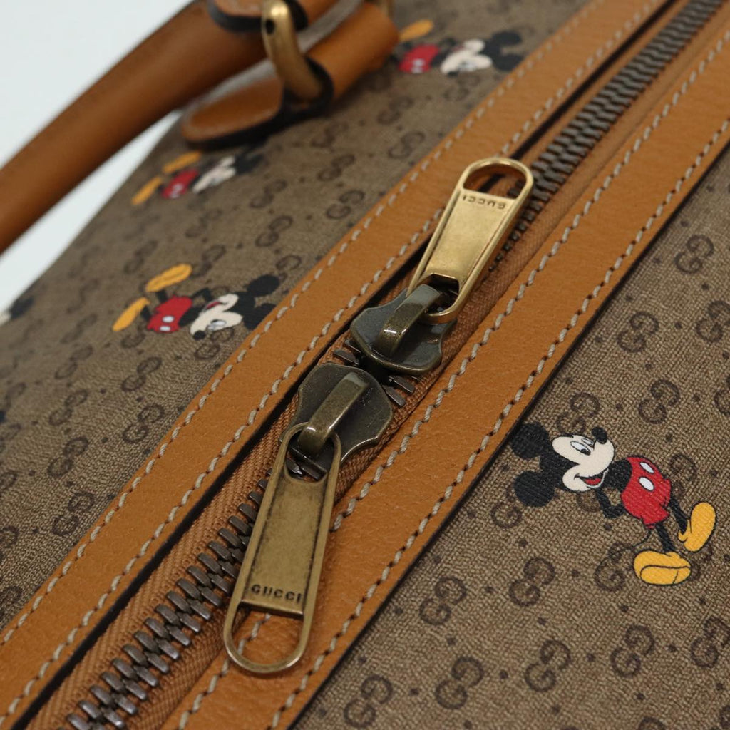 GUCCI Micro GG Supreme Disney Collaboration Bag PVC Brown 547953 83984