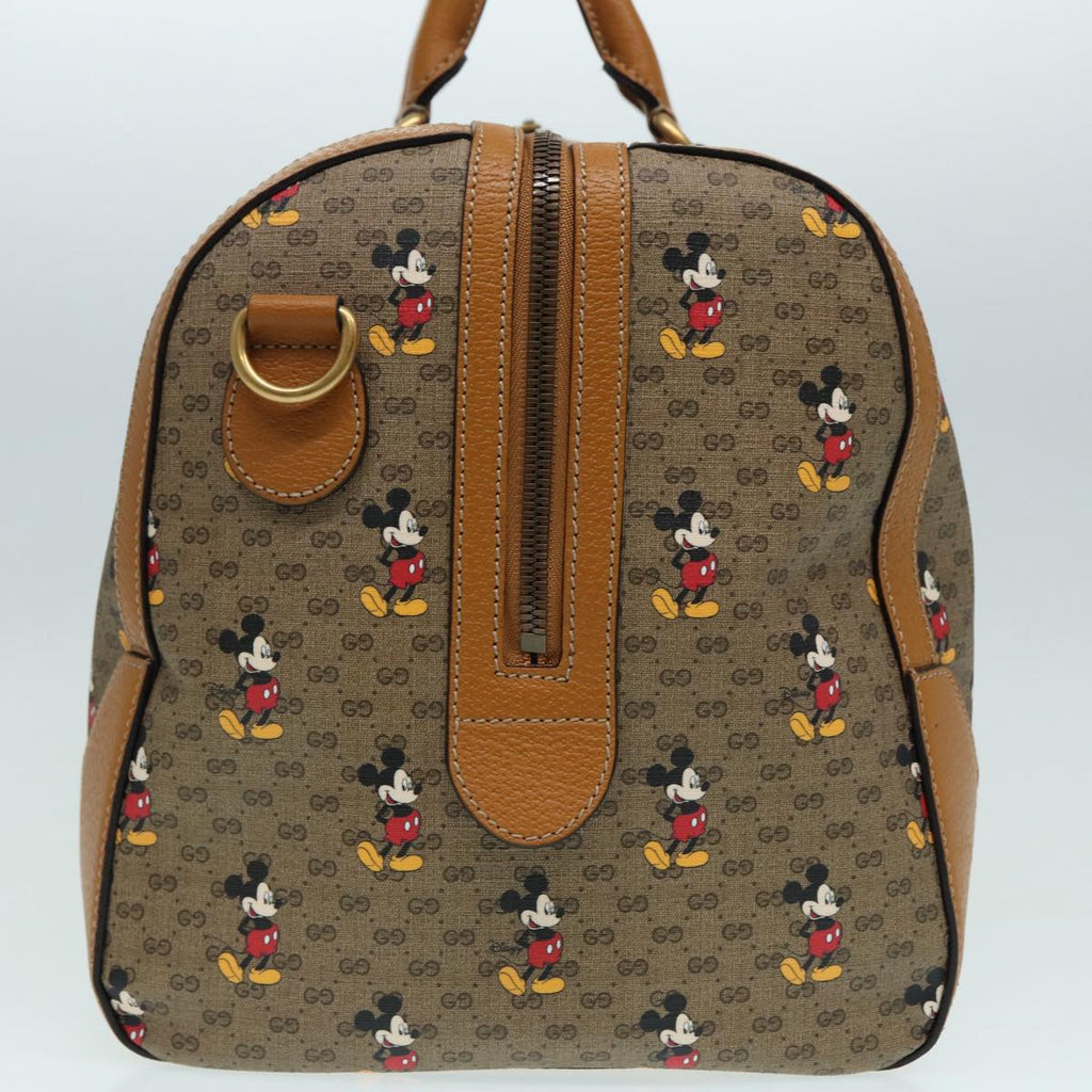 GUCCI Micro GG Supreme Disney Collaboration Bag PVC Brown 547953 83984