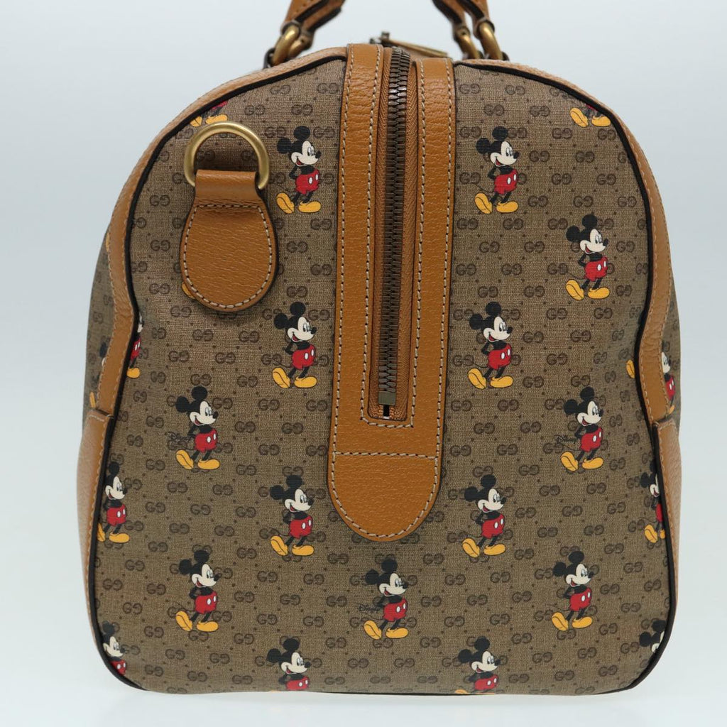 GUCCI Micro GG Supreme Disney Collaboration Bag PVC Brown 547953 83984