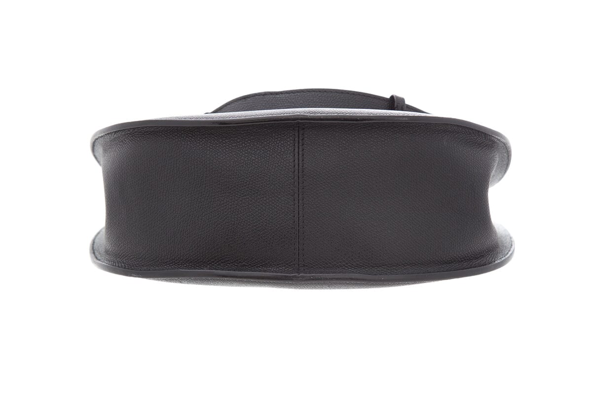 Valextra Black Weekend Medium Hobo Handbag