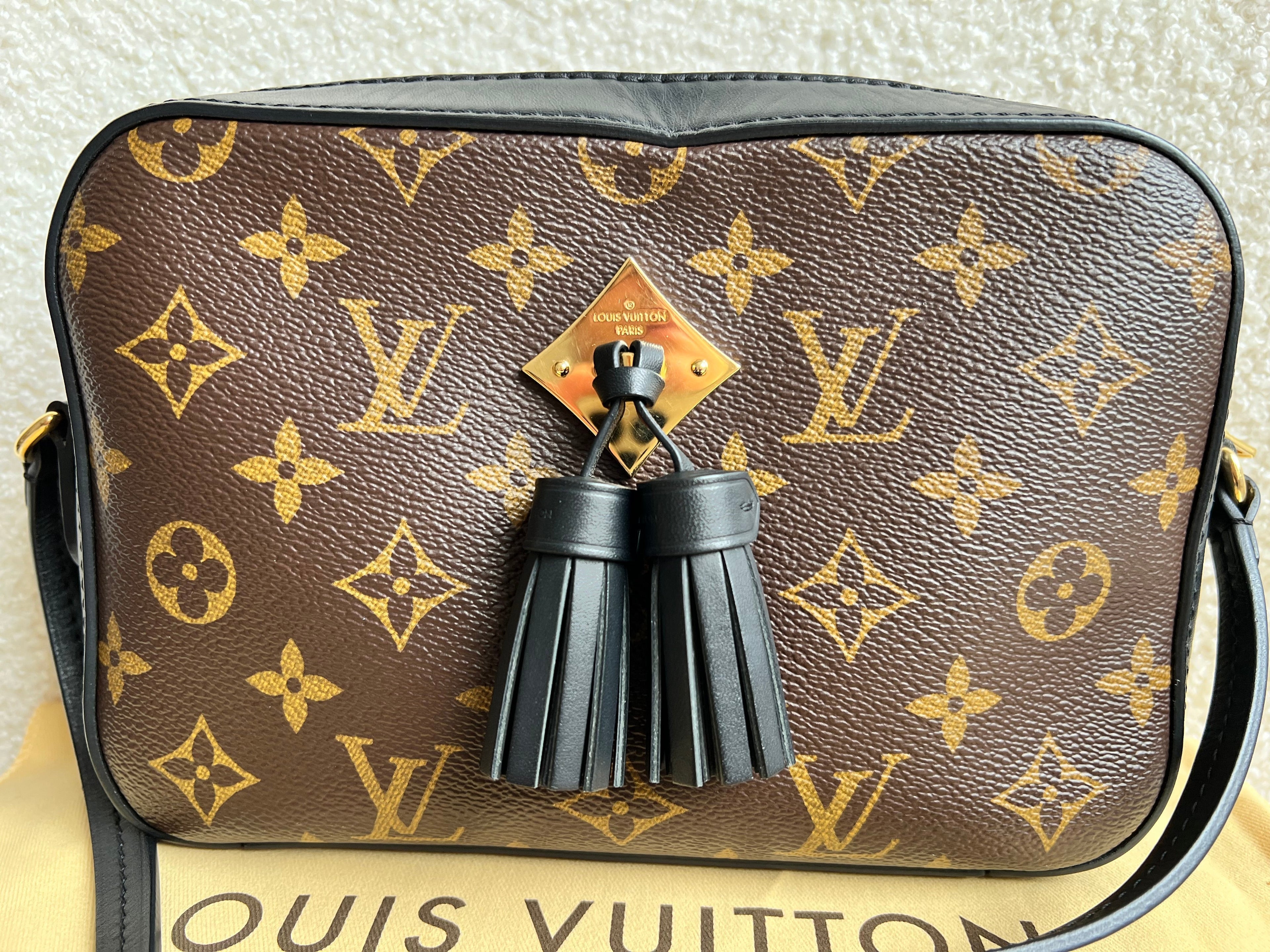 Louis Vuitton Saintonge Black and Monogram