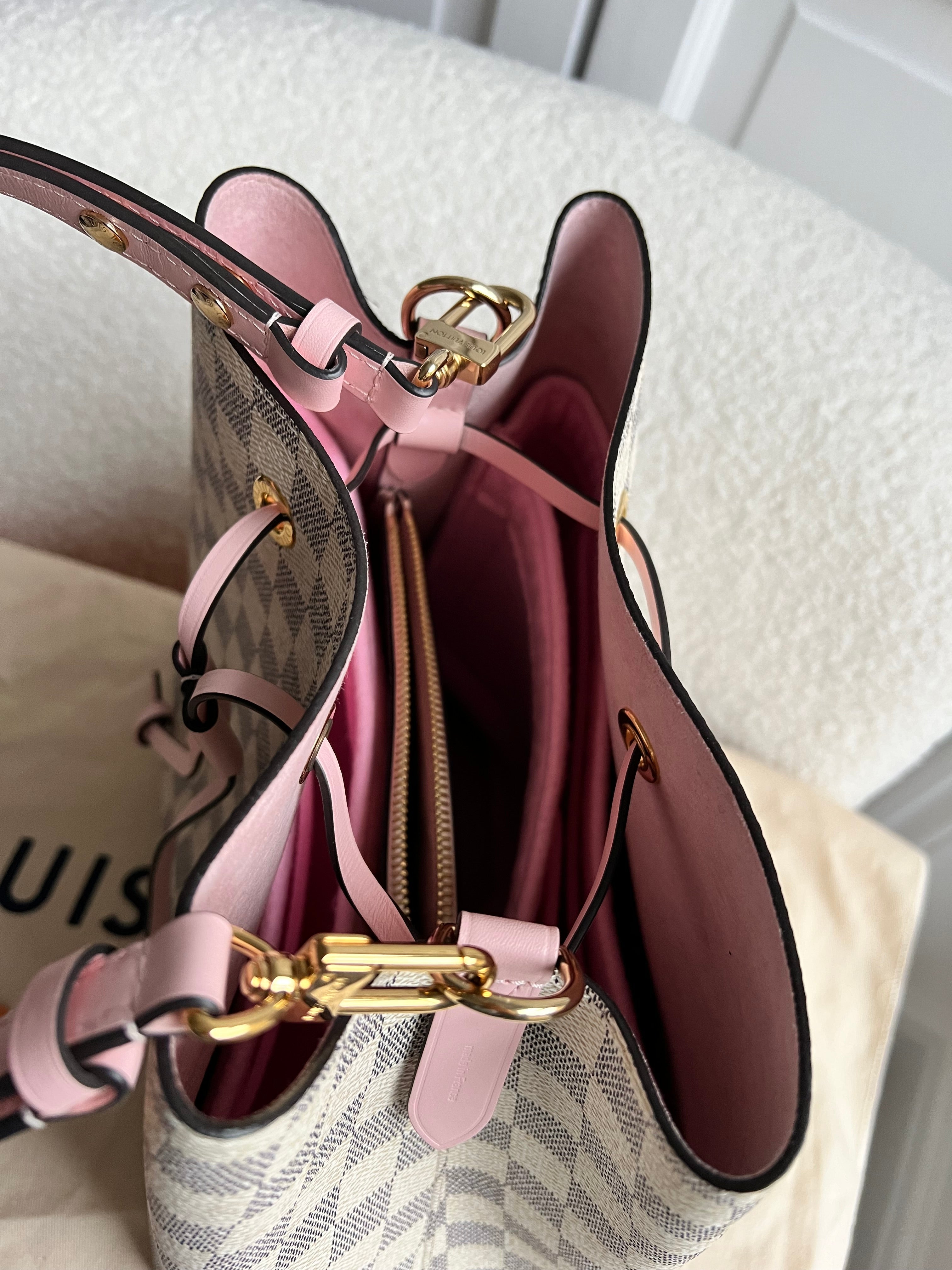 Louis Vuitton Neo Noe Damier Azur Rose Poudre (RRP £1,610)