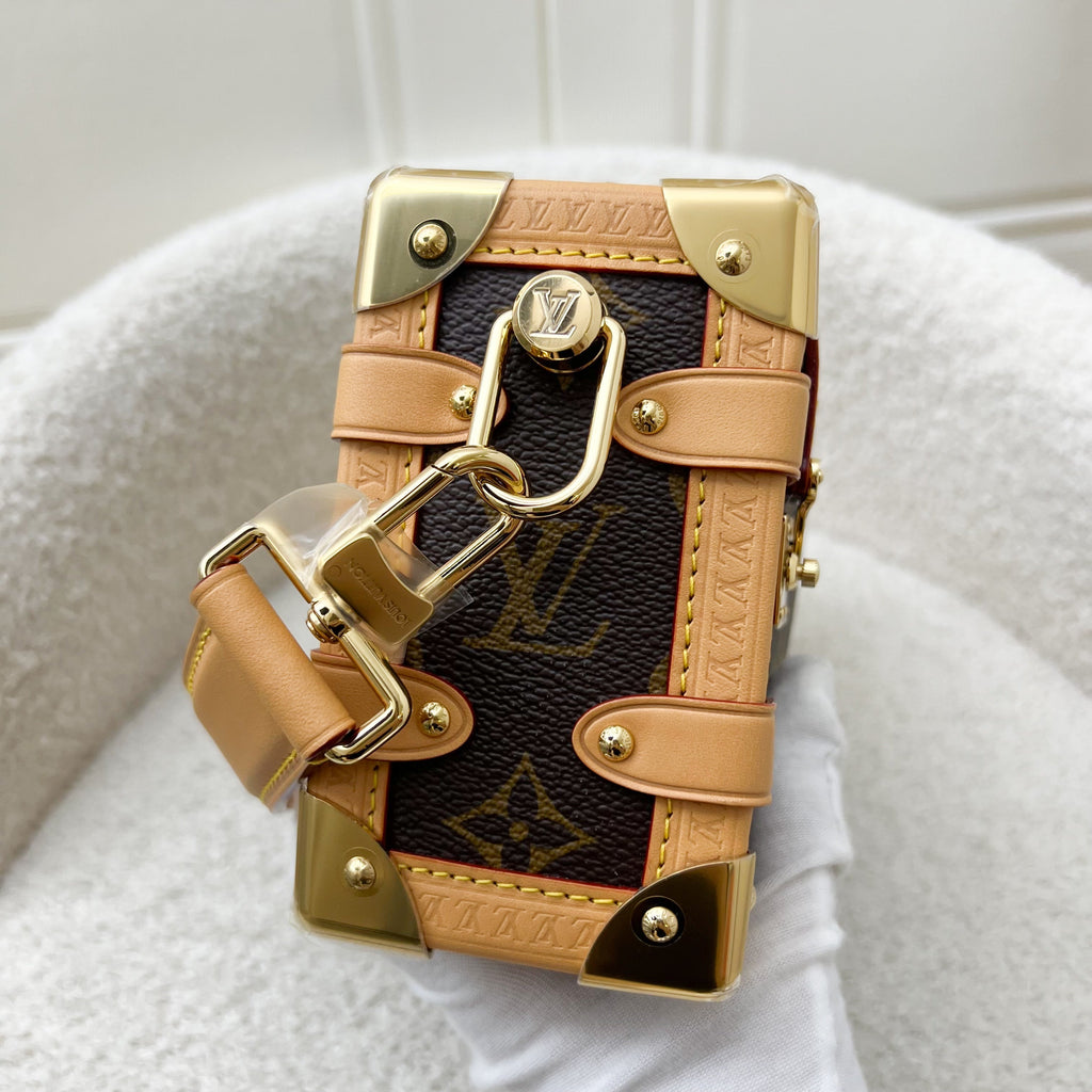 LV Side Trunk PM Bag in Monogram Canvas and GHW