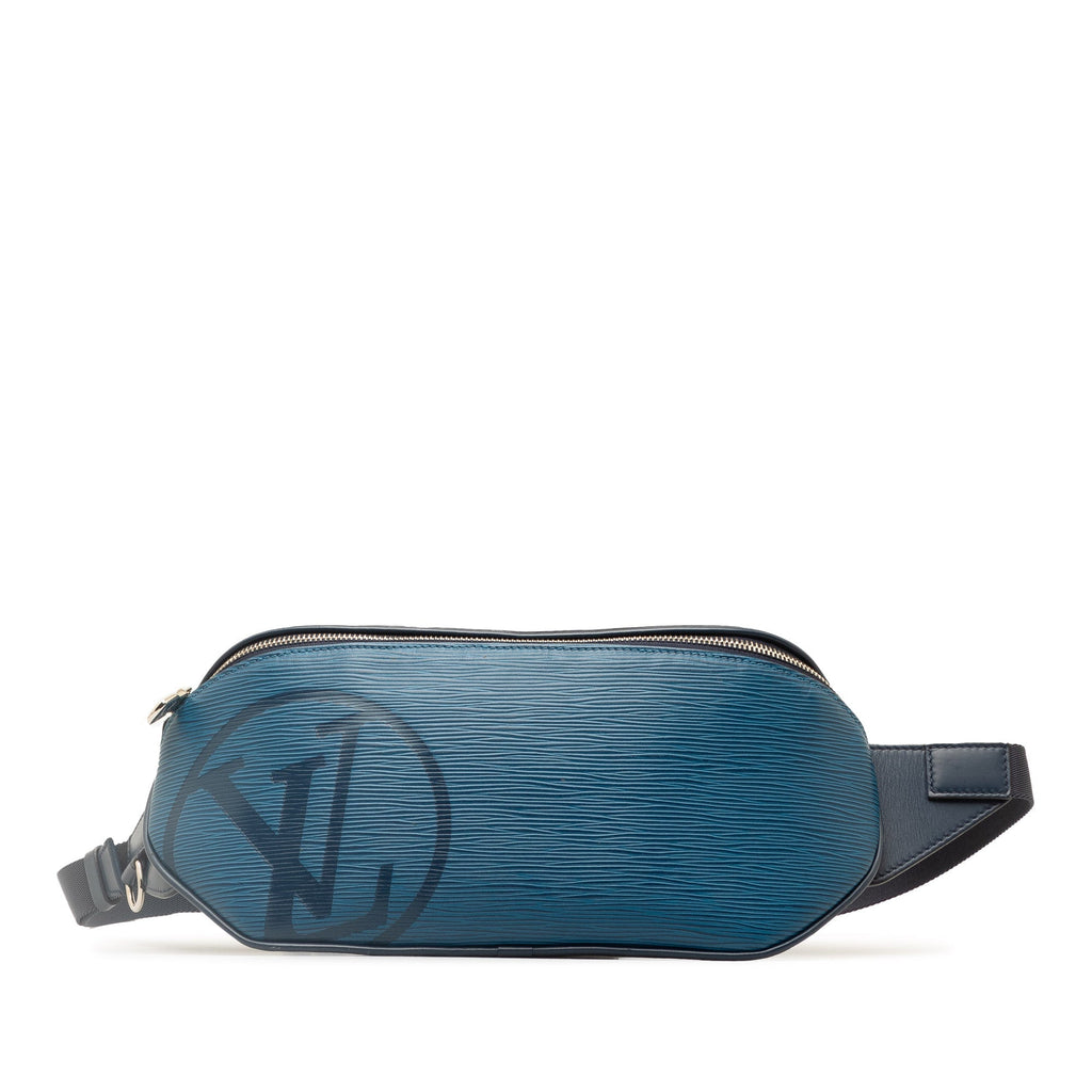 Blue Louis Vuitton Epi Initials Belt Bag