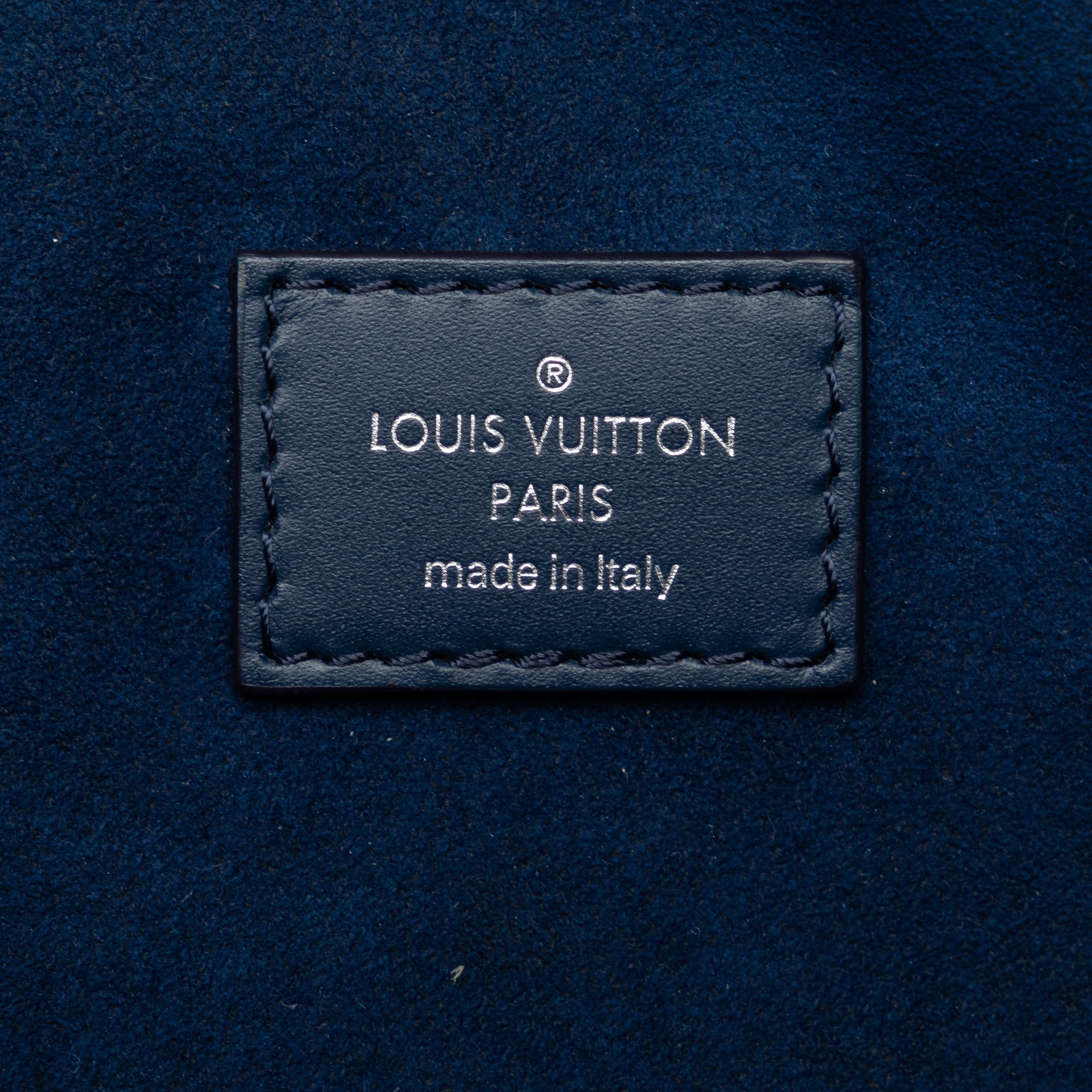Blue Louis Vuitton Epi Initials Belt Bag