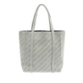 White Balenciaga XXS Everyday Perforated Leather Shopping Tote Bag Satchel