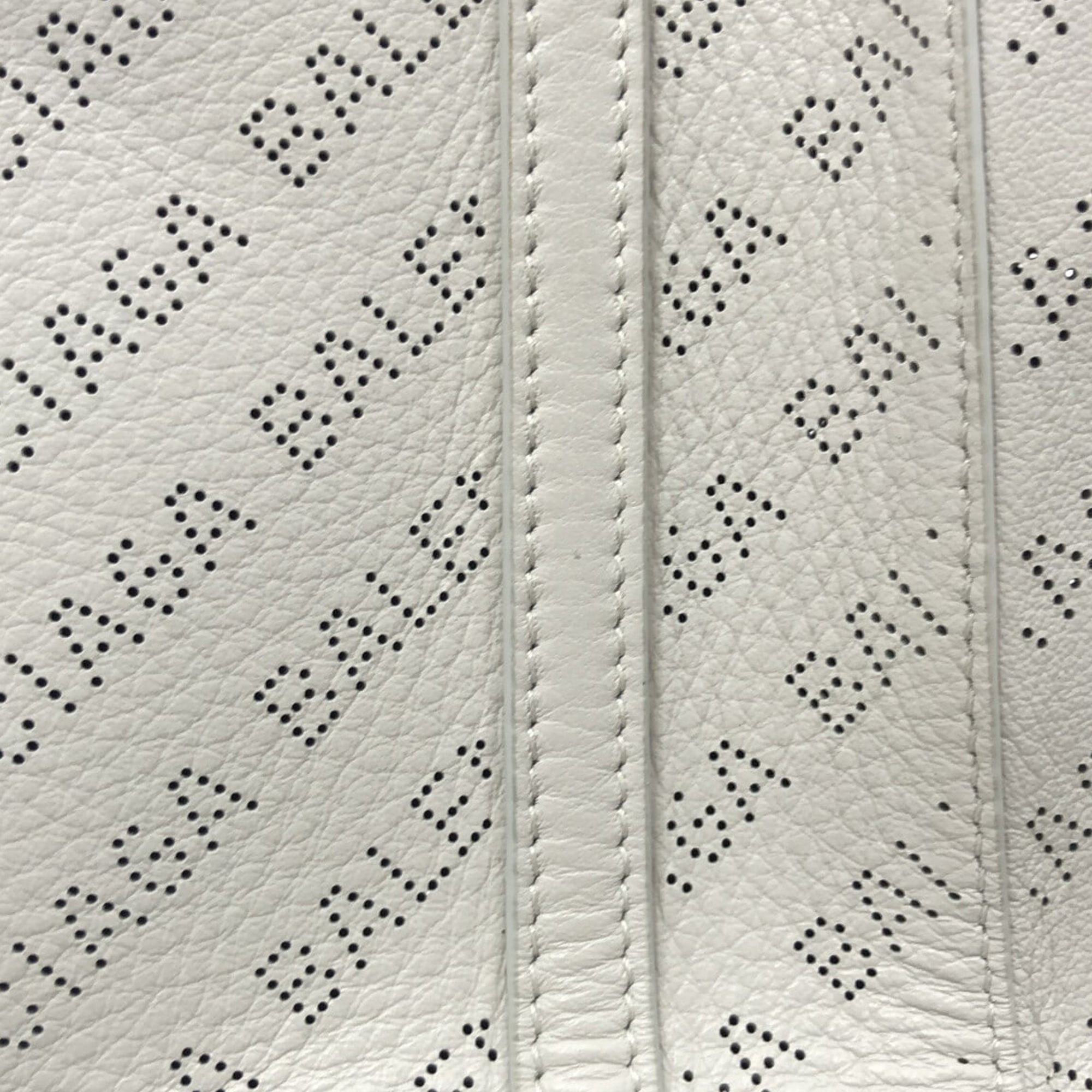 White Balenciaga XXS Everyday Perforated Leather Shopping Tote Bag Satchel