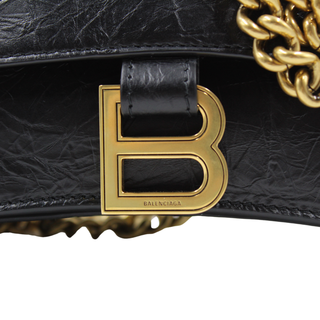 Balenciaga Crush Small Quilted Chain Bag