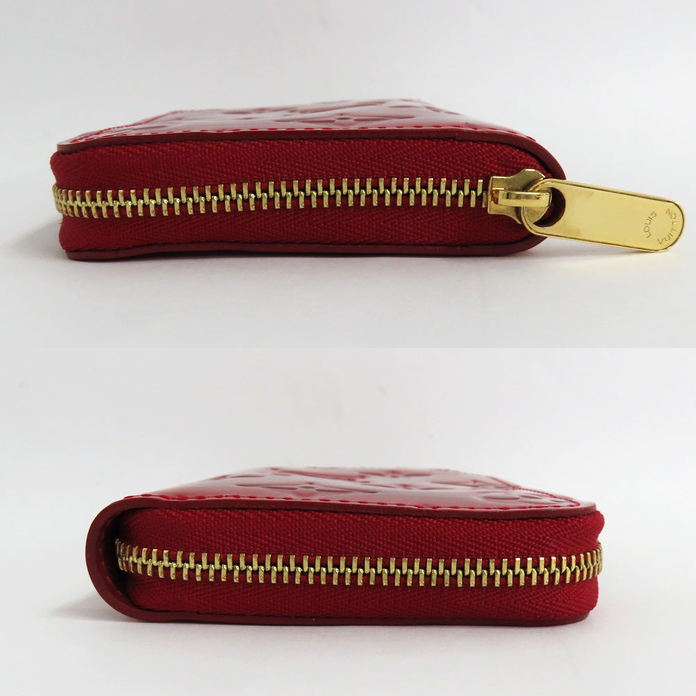 Louis Vuitton M91720 Monogram Vernis Rleigh Pomdammur Stripe GD Money chen Wallet Patent