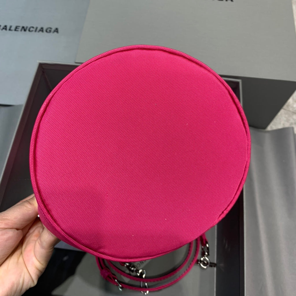 Balen Le Cagole MeGLAMIum Bucket Bag In Dark Pink, For Women,  Bags 11.8in/30cm